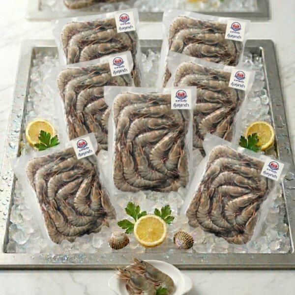 กุ้งกุลาดำแช่แข็ง กล่อง 10 กิโลกรัม